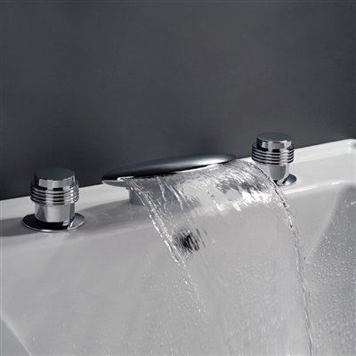 Waterfall Bathroom Sink Faucets